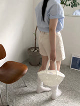 バスケットバッグ/basket bag (white)
