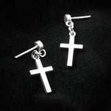 ナイーブクロスD-2シルバーイヤリング / Naive Cross-D2 silver earring (4593051926646)