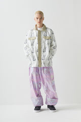 BEARRABBIT カラーフリースシャツ / BSR2223FWJK106 BEARRABBIT COLLAR FLEECE SHIRT WHITE