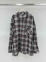 [UNISEX] ストリングチェックシャツ