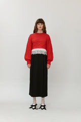 Cropped sweater (With slip)                     