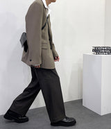 ピンタック ワイド スラックス / SK Pintuck Wide Slacks (3 colors)