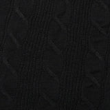 スモールチェリーボタンニットスカート／SMALL CHERRY BUTTON KNIT SKIRT [BLACK]