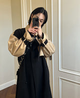 Coming color trench coat (2 color) (6678012231798)