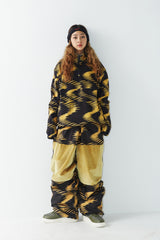 ウェーブベルベットスーパーワイドボックスパンツ / BSR2223FWPT015 ZGZG WAVE VELVET SUPER WIDE BOX PANTS GOLD