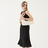 CURVED SHAPE BAG (IVORY) (6579671203958)
