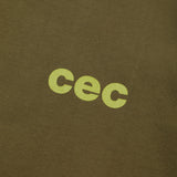 CEC ジップアップフーディ(KHAKI/起毛)