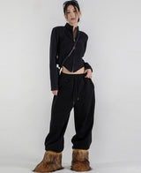（UNISEX）スティングサイドピンタック起毛パンツ