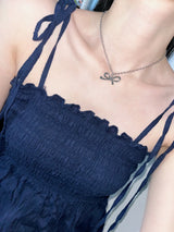 basic ribbon Necklace
