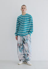 スーパーワイドサイバーウェーブ / BSR2223FWPT018 UNV SUPER WIDE PANTS CYBER WAVE