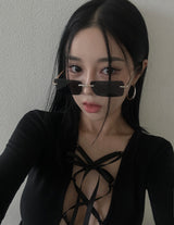 Corset backless under boop double-sided T-shirt
