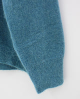 Vネックブラッシュアルパカニット/V-neck brush alpaca knit (2color)