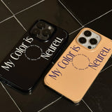 マイカラーケース / My Color Case (Black Slim Hard)
