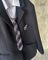 Checkered Geek Preppy Automatic Tie