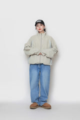 トライカラーリングナイロンジップアップ / Try Coloring Nylon Zip-Up