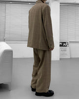 ミダスチェックブレザー / Midas Check Blazer (2 colors)
