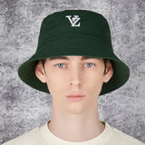 3D Monogram Color Bucket Hat Green