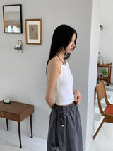 Vignette two-string string halter sleeveless