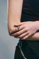 NO.323 [SILVER] GEOMETRY STAR RING