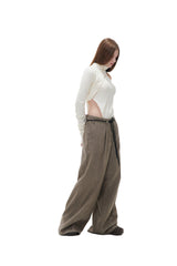 ヘリンボーンワイドパンツ/HERRINGBONE WIDE PANTS