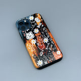 Collage Sketch Bumper Case (ORANGE) (6660045766774)