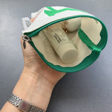 Color Pouch Cream Green