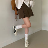 [Included underpants] Like short pleats skirt pants & skirt