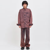 WINE DENIM PANTS