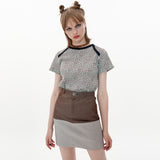 Flower Crop-T [Mint_strawberry] (6592904331382)