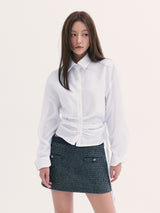 レオナシャーリングシャツ