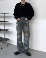 TN ダーティーデニムパンツ / TN dirty denim pants (1 colors)