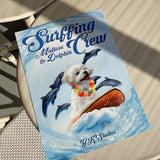 パピードルフィンサーフィンクルーマットポスターA3 / Puppydolphin surfing crew matt POSTER A3