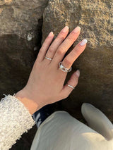 HEART TURTLE RING SILVER