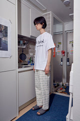 Logo pant ( CREAM / GREEN ) (6594954395766)