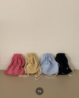 [Bellide made] Chewing String Pocket Terry Backpack & Pouch