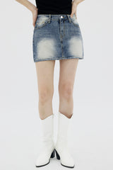 ローライズジーンズスカート / Low Rise Jean Jean Skirt
