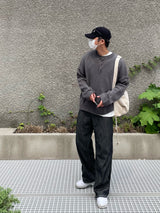 モカラウンドボタンニット/MOCA ROUND BUTTON KNIT(6COLOR)