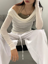 Vignette two-string string halter sleeveless