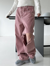 ビジョピンクデニムパンツ/no.1109 Bijo Pink Denim Pants