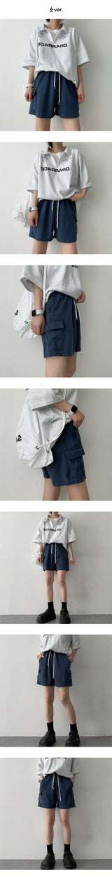ペーパー3/4レンスカーゴショーツ / Paper 3/4 length Cargo shorts