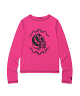 WフレームローズLS Tシャツ