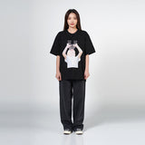 ADLV BABY FACE SHORT SLEEVE T-SHIRT BLACK BINOCULARS