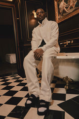 パチーノトラックパンツ/PACINO TRACK PANTS (WHITE)