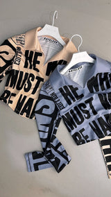 ニュースカラーTシャツ/NEWS COLLAR T-SHIRT