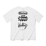 ステッカーロゴTシャツ [ホワイト］