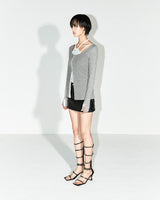 スリムフィットロングカーディガン/SLIMFIT SLIT LONG CARDIGAN
