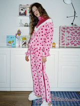 0 3 heart velvet lining pants - PINK (6672208429174)