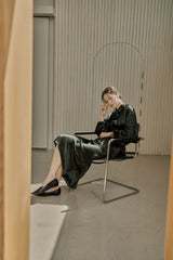 シーモアストリングブラウス/SEYMOUR STRING BLOUSE_KHAKI