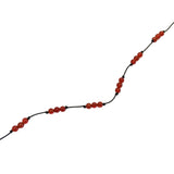 レッドジェムストーンブレスレット/Red gemstone bracelet