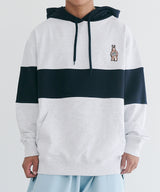 ブロックワッペンパーカー / BSR2223FWPO016 BR BLOCK WAPPEN HOODIE LIGHT GRAY